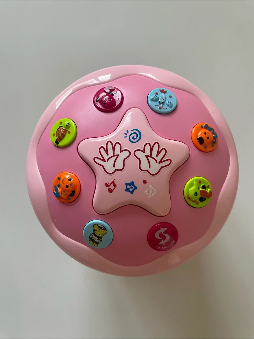 Baby/Toddler Musical Pink Ocean Spinning Sea Friends Toy With Lights